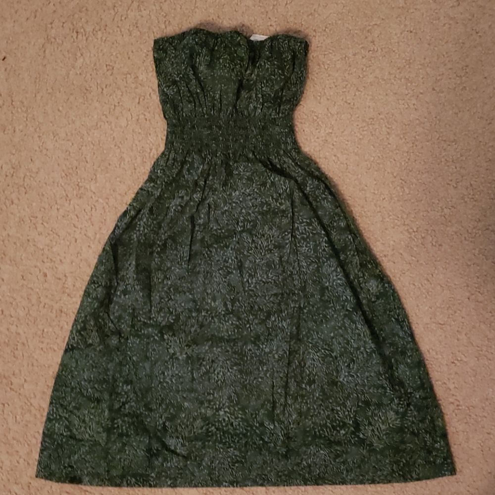Made in Italy! Strapless Cotton Dress Size S